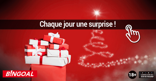 Calendrier de Noel sur Bingoal